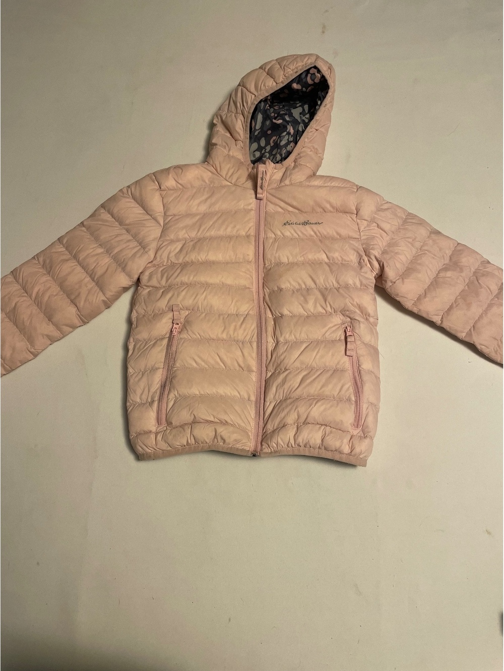 Eddie Bauer Pink Quilted Hooded Puffer Jacket for Kids